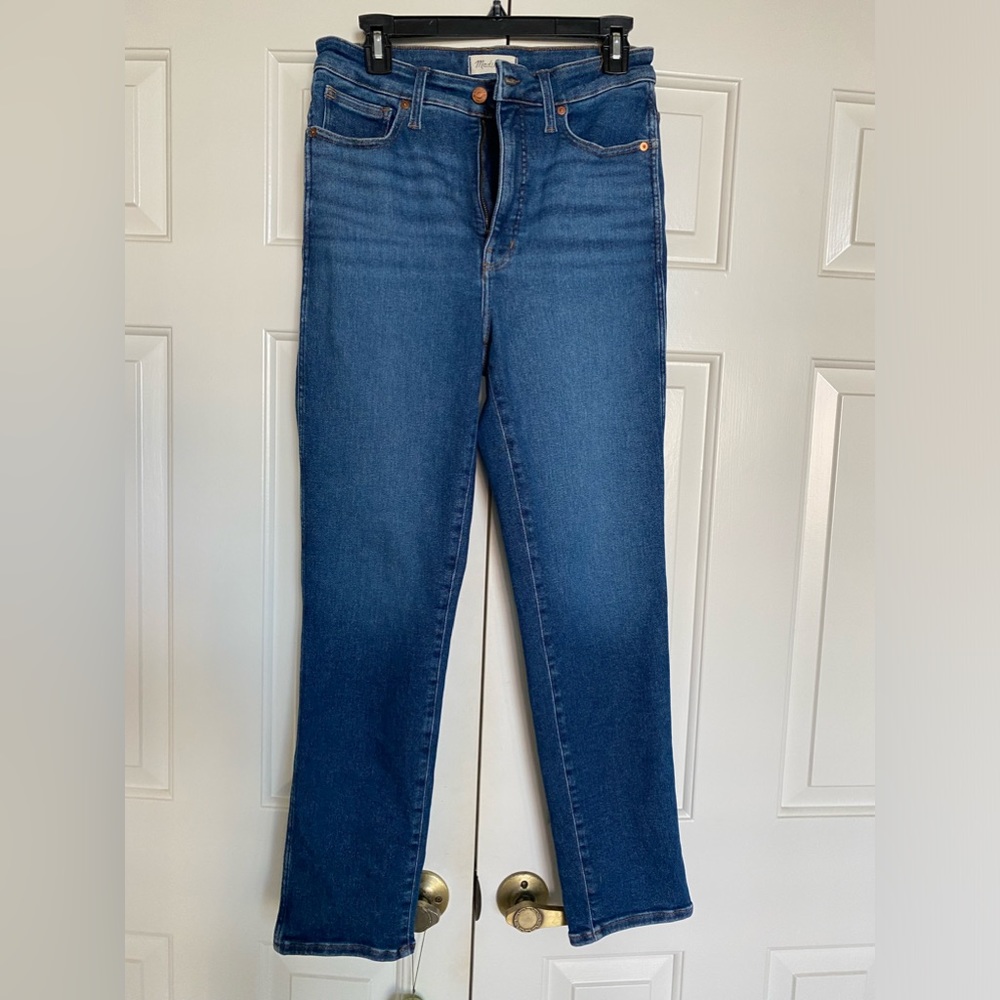 Madewell stovepipe curvy jeans